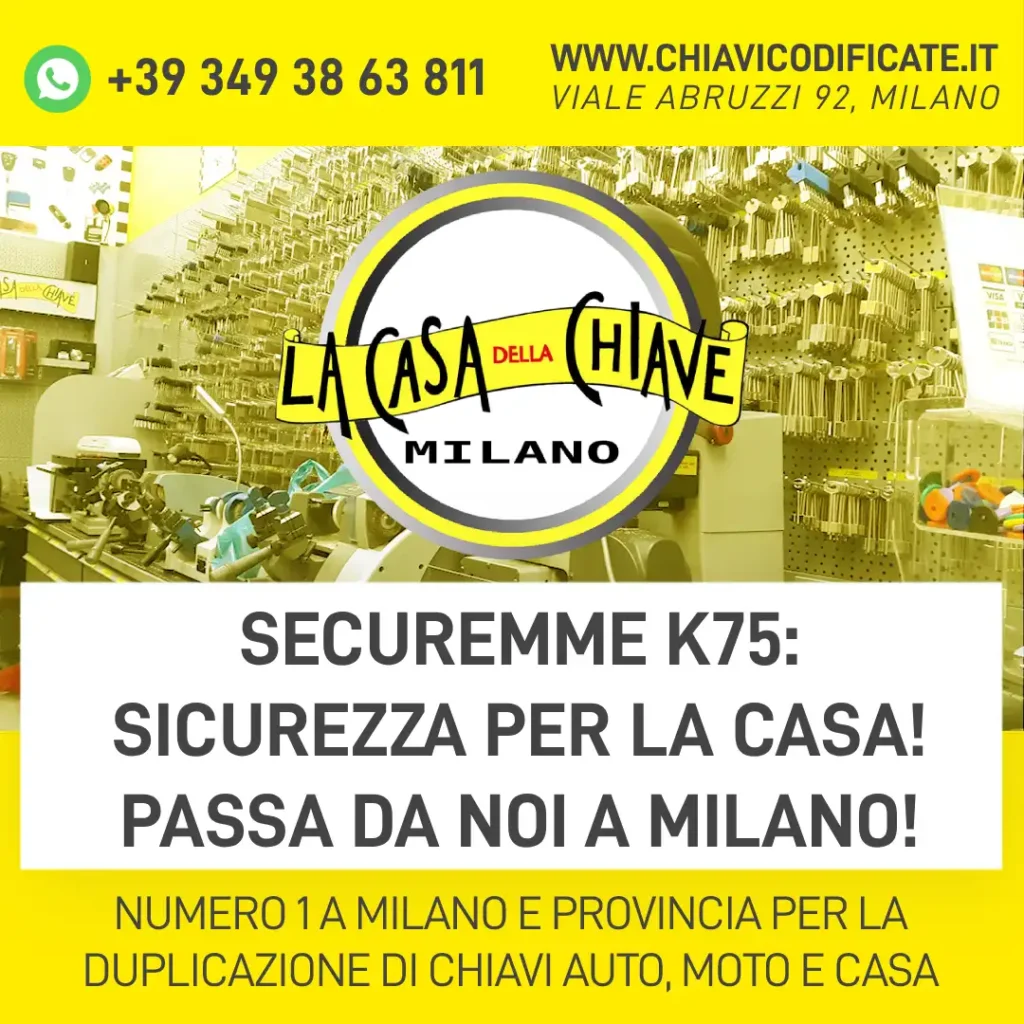 Securemme K75: Sicurezza per la Casa! Passa da noi a Milano!