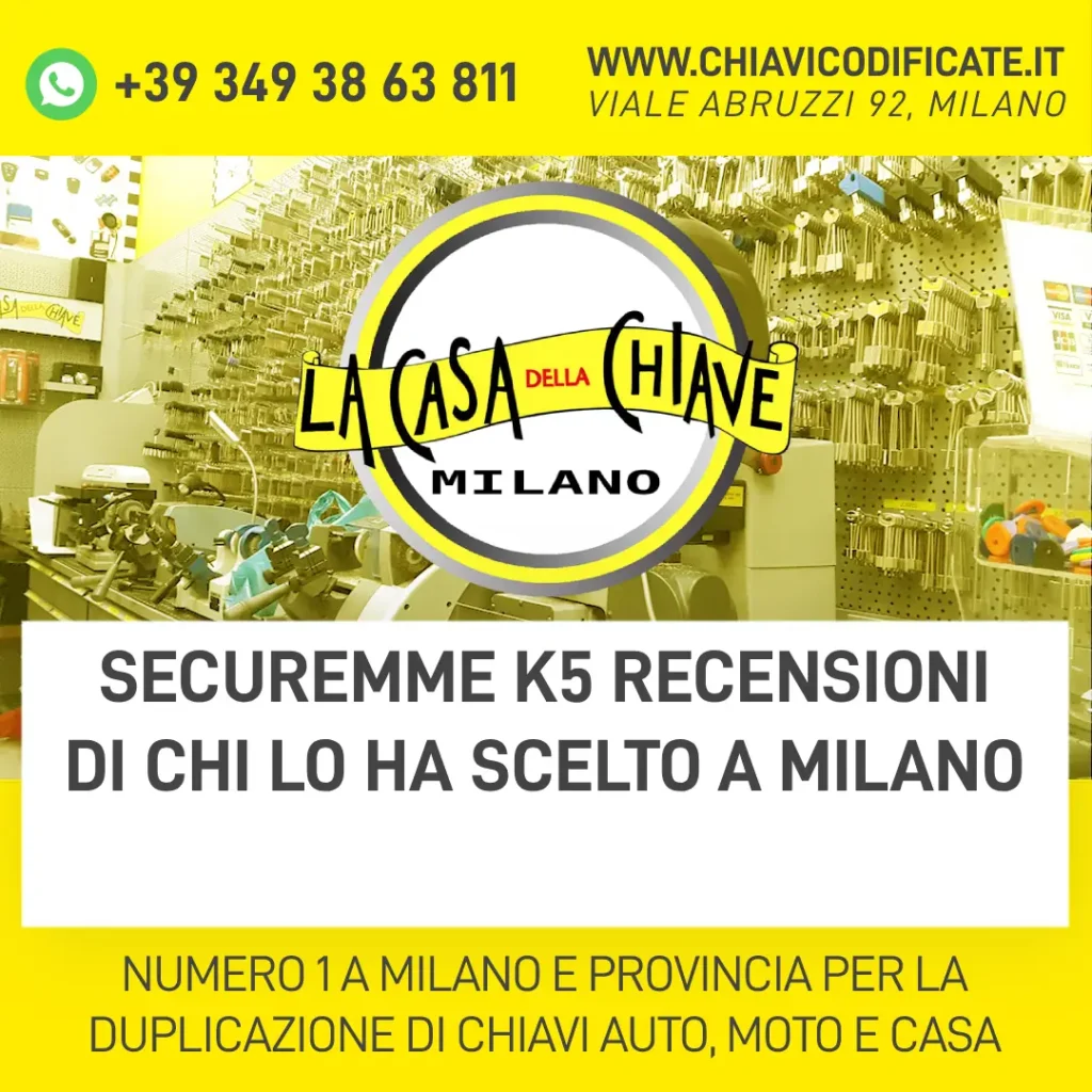 Securemme K5 recensioni di Chi Lo Ha Scelto a Milano!