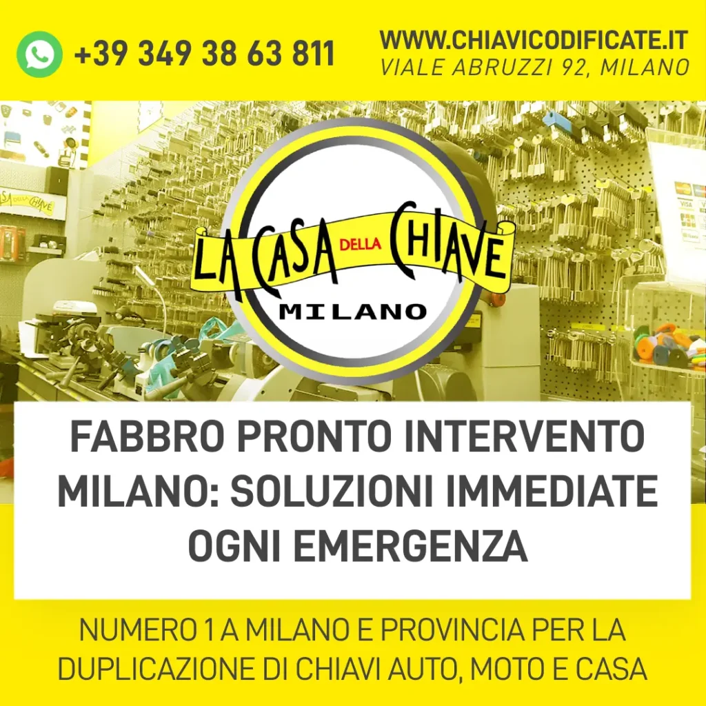 Fabbro Pronto Intervento Milano: Soluzioni Immediate Ogni Emergenza
