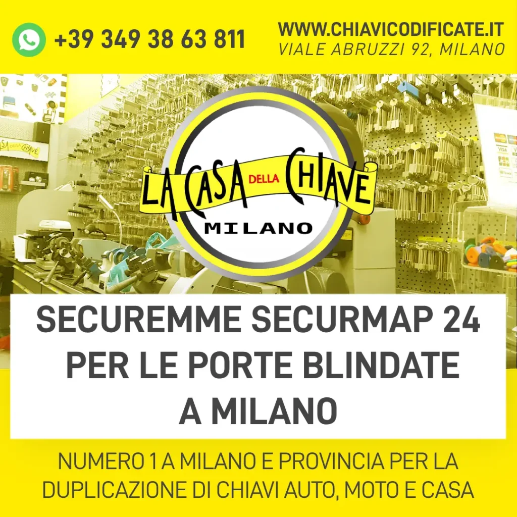 Securemme Securmap 24 per le Porte Blindate a Milano