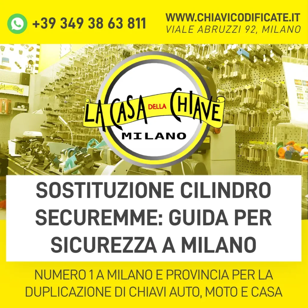 Sostituzione Cilindro Securemme: Guida per Sicurezza a Milano
