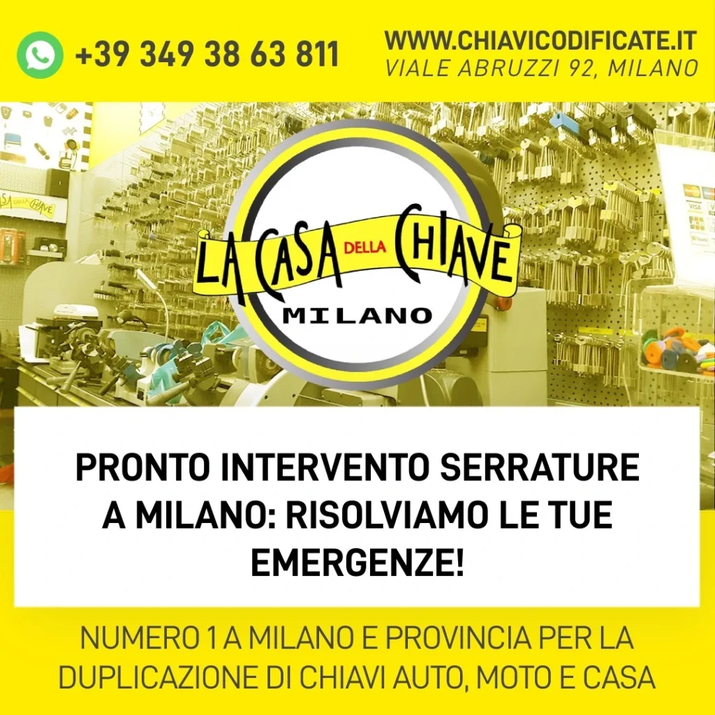 Pronto intervento serrature a Milano: risolviamo le tue emergenze!