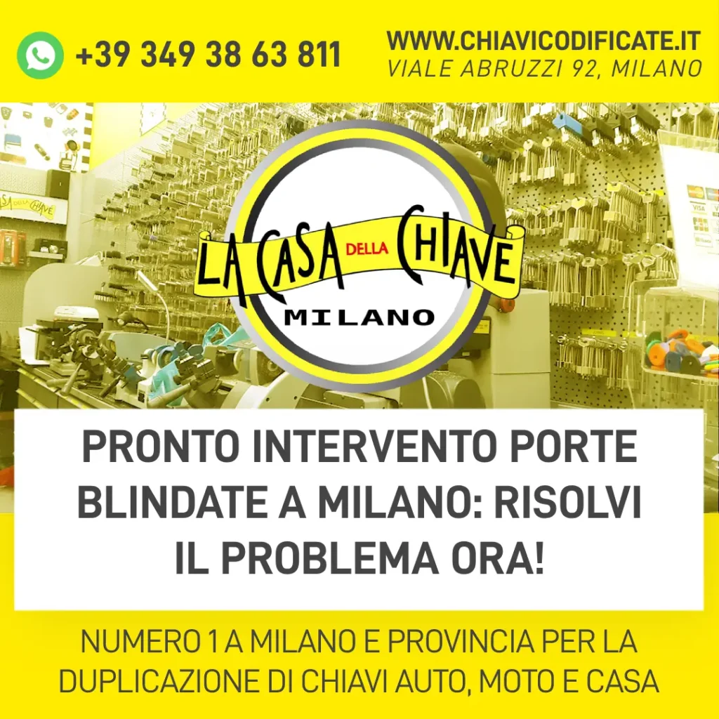 Pronto Intervento Porte Blindate a Milano: Risolvi il Problema ora!