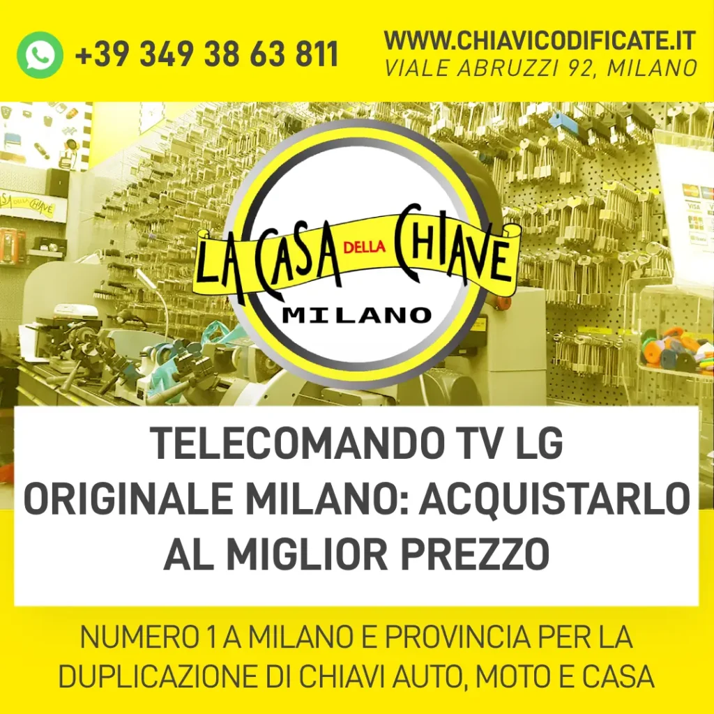Telecomando tv lg originale Milano: acquistarlo al miglior prezzo