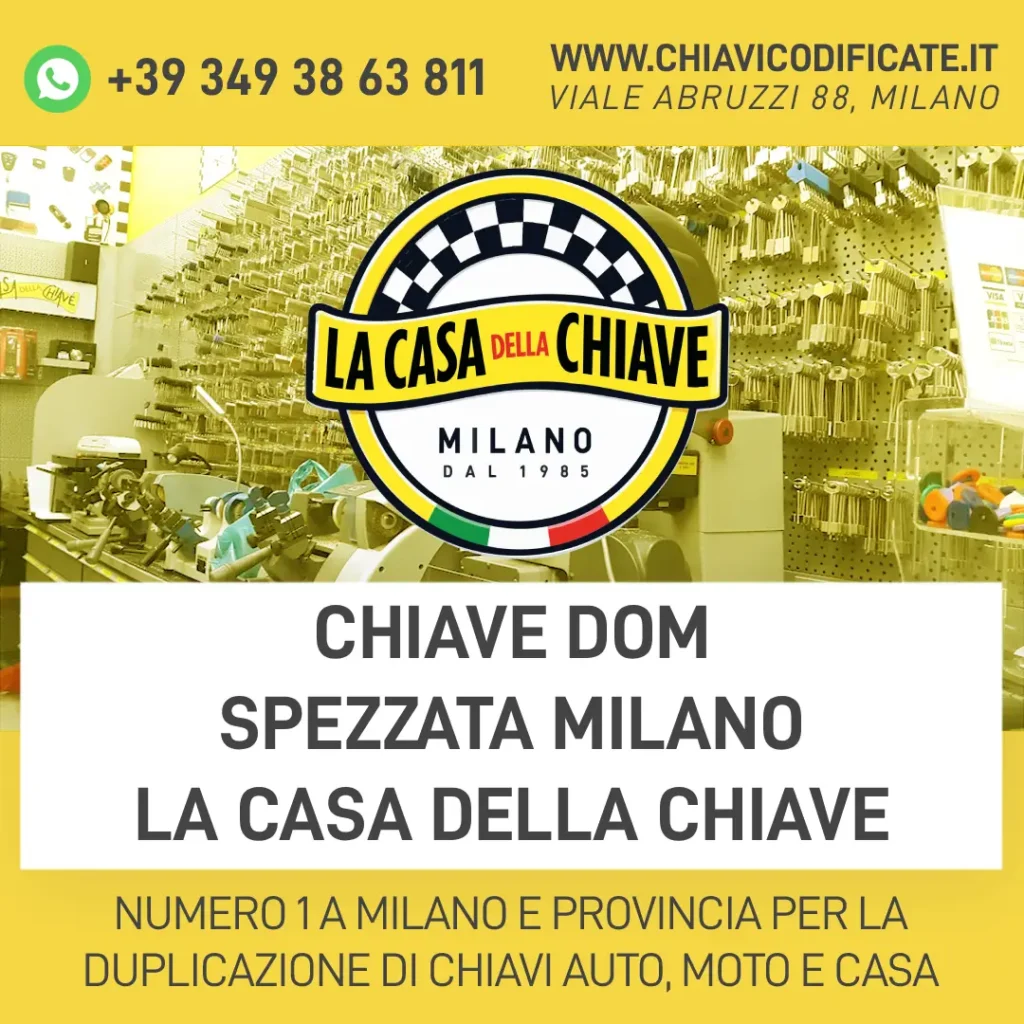 Chiave DOM spezzata Milano | La Casa della Chiave
