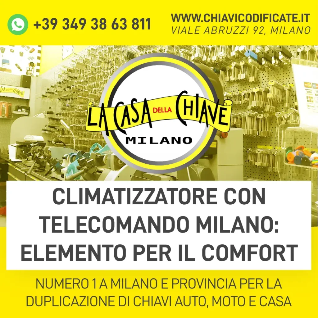 Climatizzatore con Telecomando Milano: Elemento per il comfort
