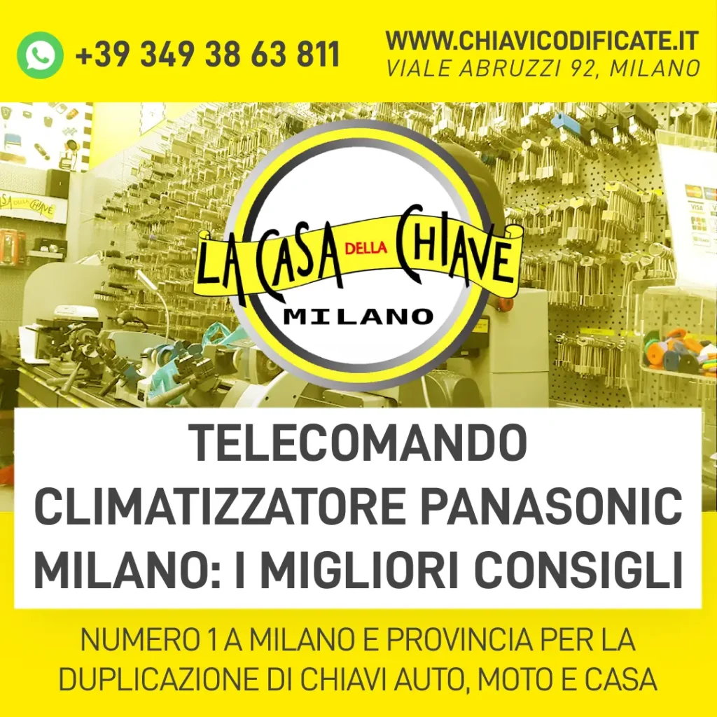 Telecomando per Climatizzatore Panasonic Milano: I migliori consigli