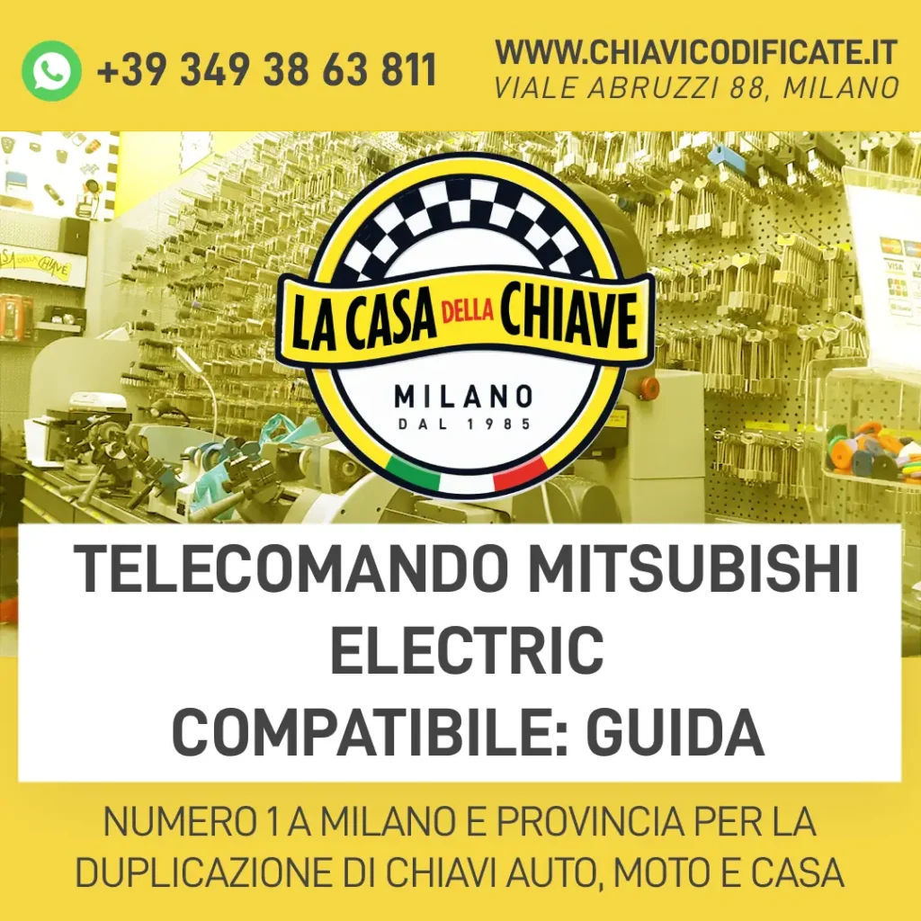 Telecomando Mitsubishi Electric compatibile: guida