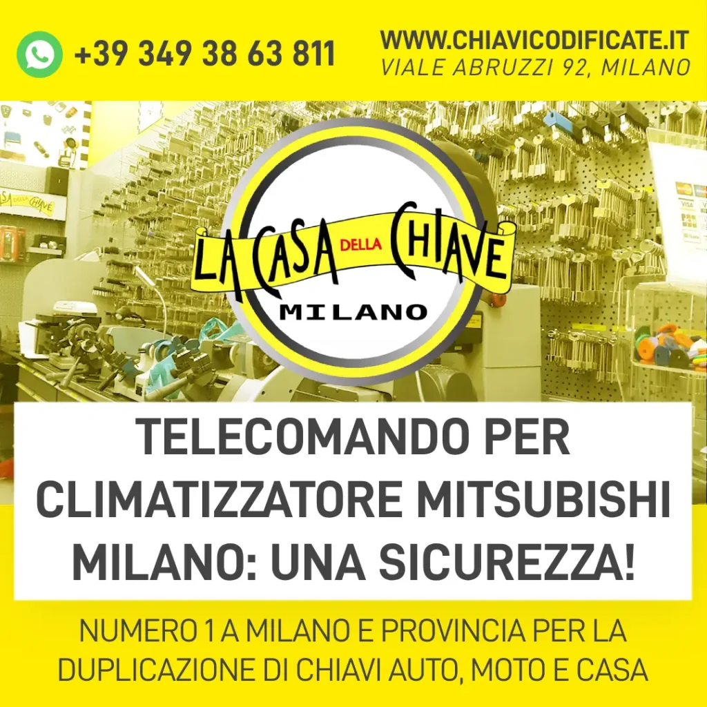 Telecomando per Climatizzatore Mitsubishi Milano: Una sicurezza!
