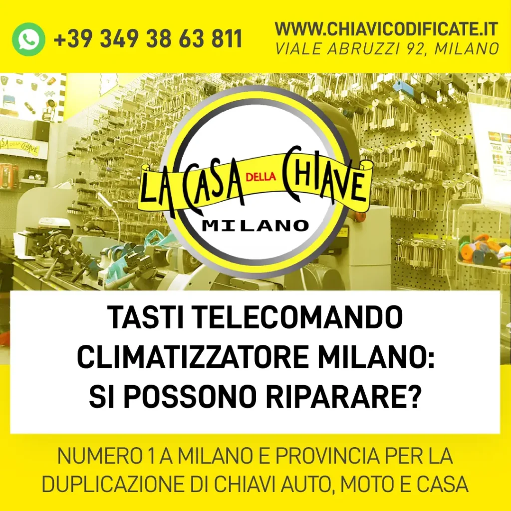 Tasti Telecomando Climatizzatore Milano: Si possono riparare?