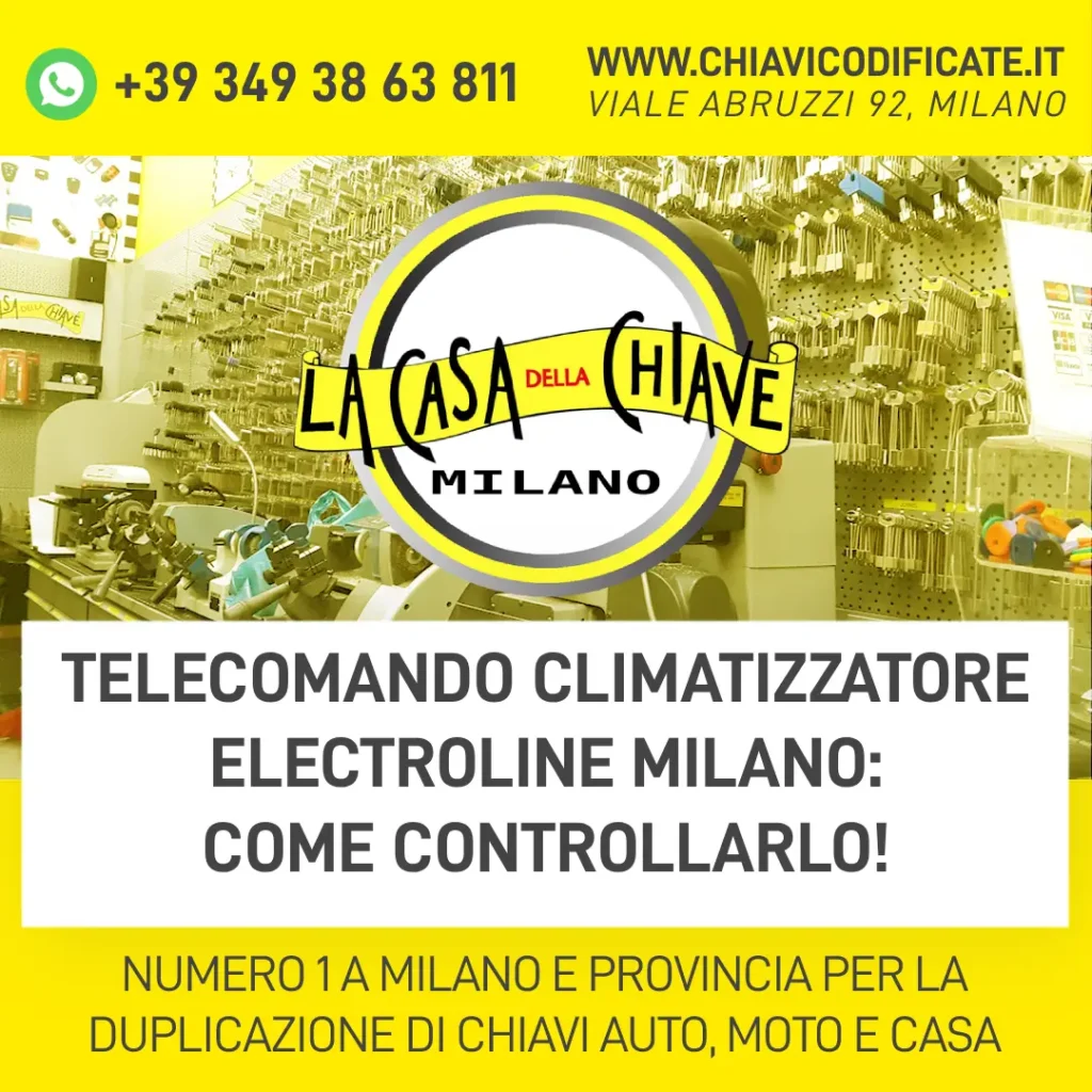 Telecomando Climatizzatore Electroline Milano: Come controllarlo!