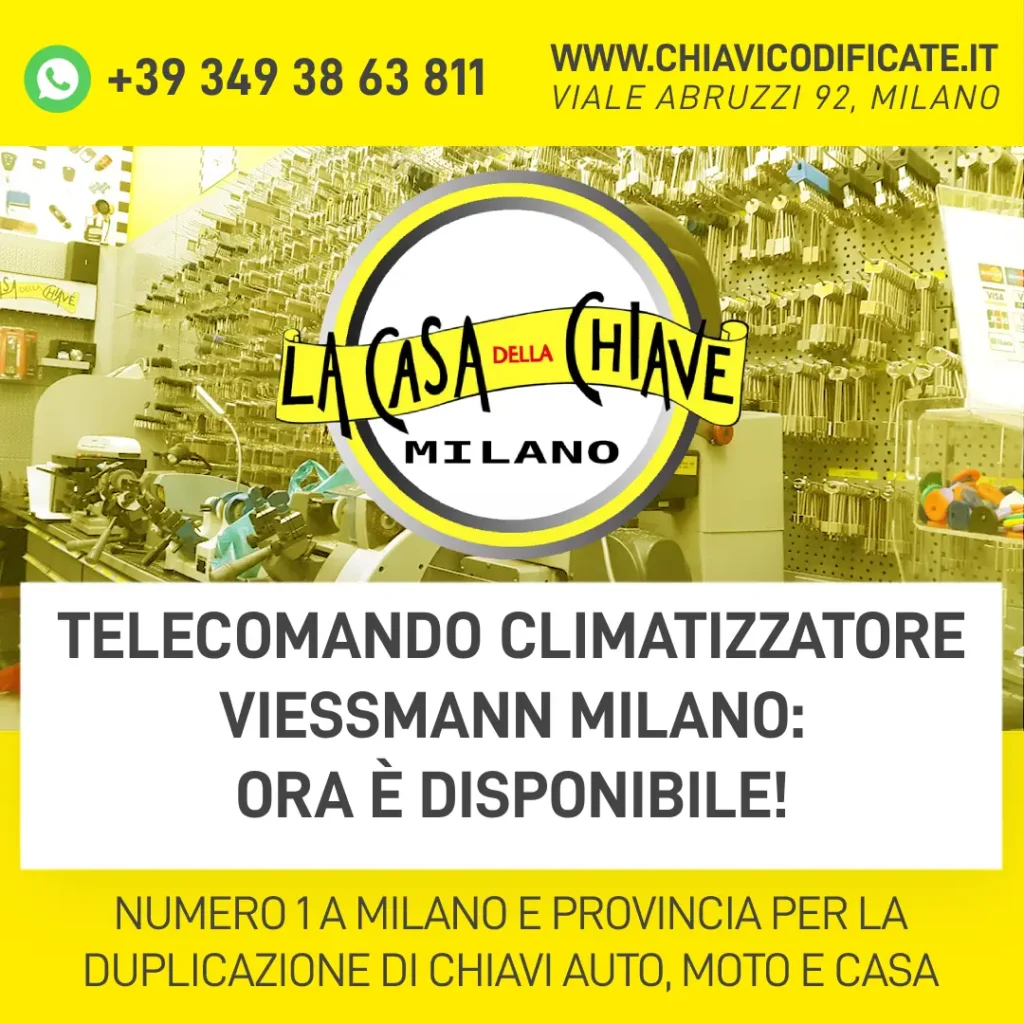 Telecomando Climatizzatore Viessmann Milano: Ora è disponibile!