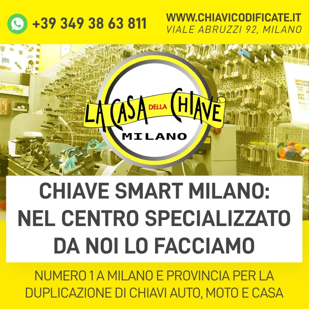 Chiave smart Milano: Nel centro specializzato da noi lo facciamo