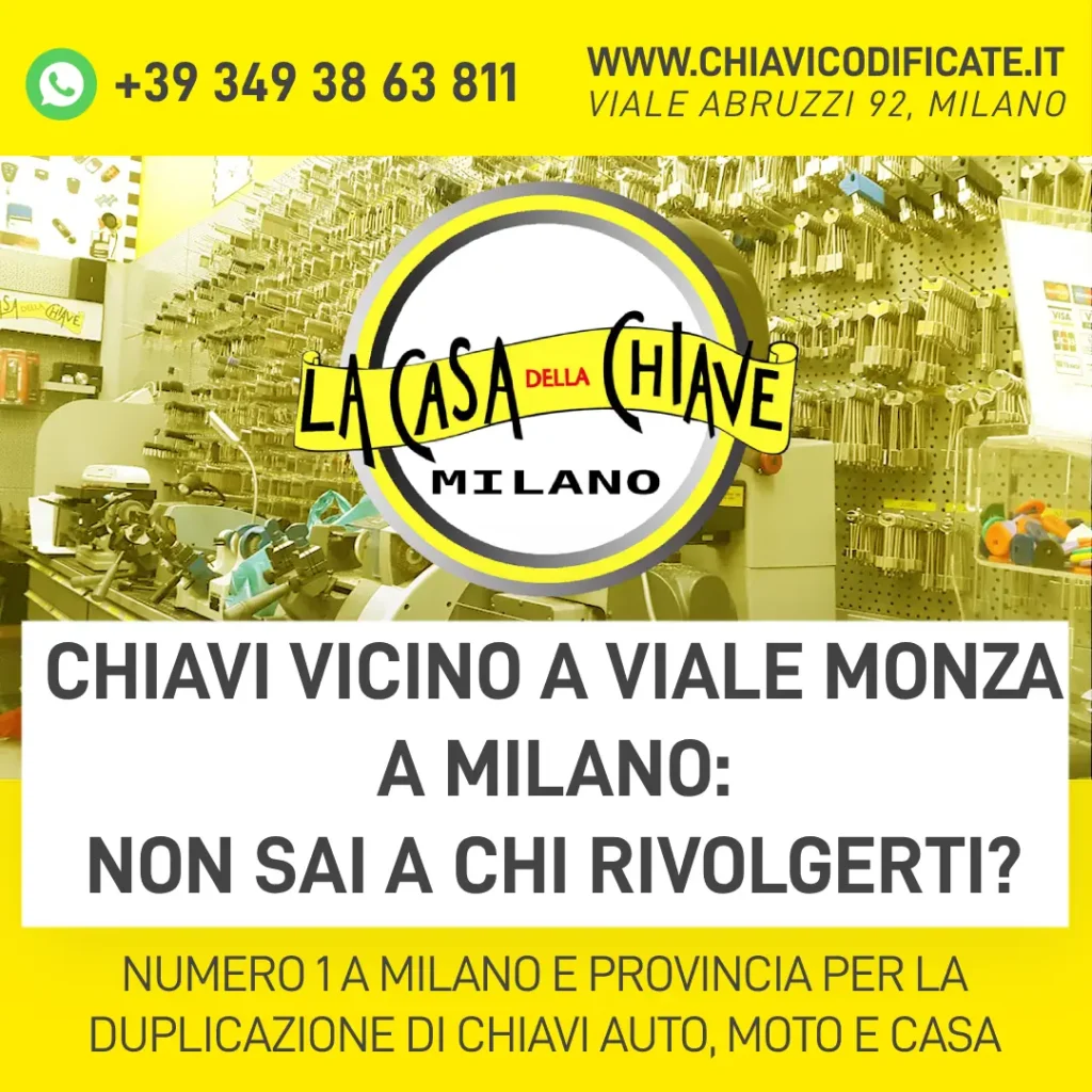 Chiavi vicino a viale Monza a Milano: non sai a chi rivolgerti?