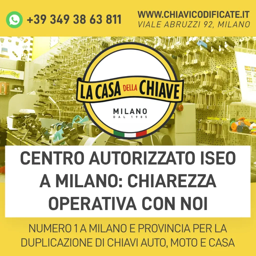 Centro autorizzato ISEO a Milano: chiarezza operativa con noi