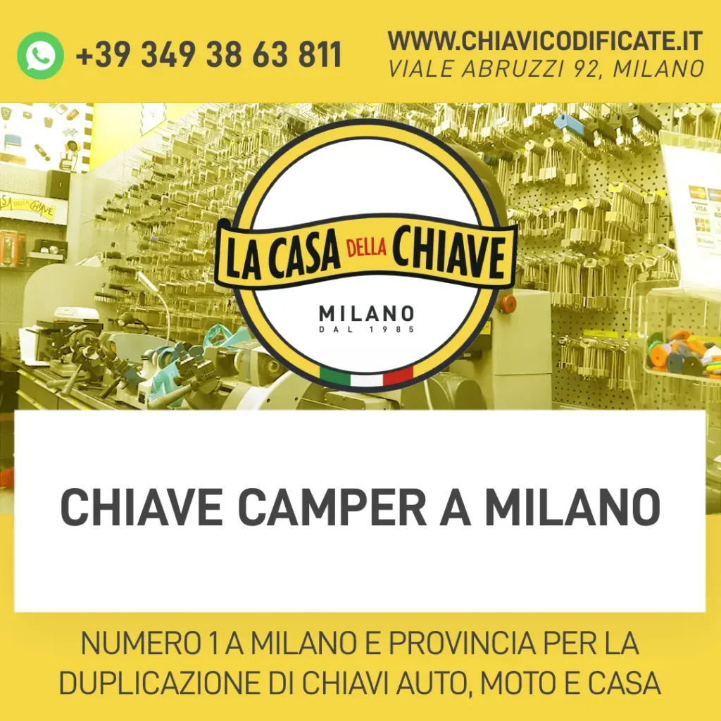 Chiave camper a Milano