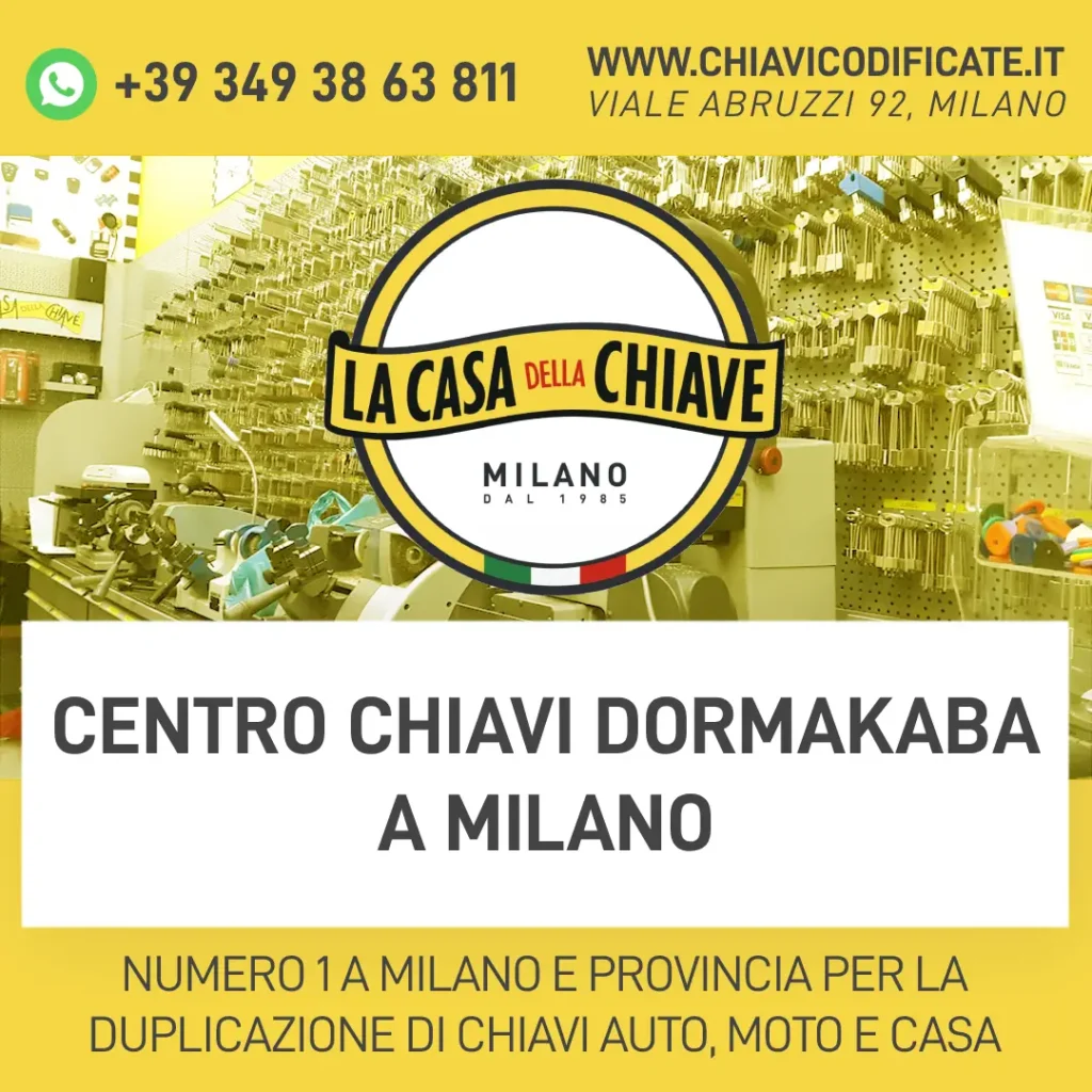 Centro chiavi Dormakaba a Milano