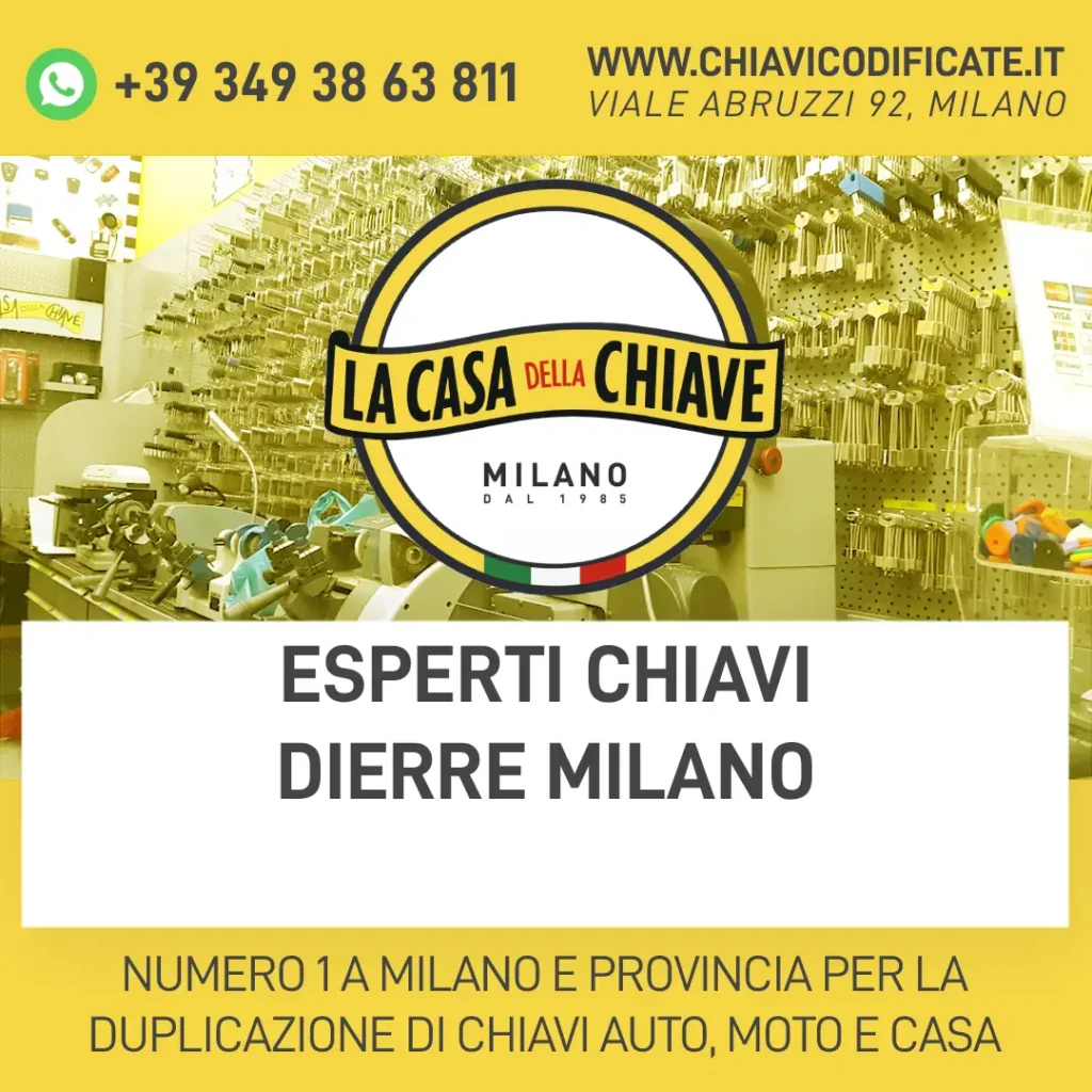 Esperti chiavi Dierre Milano
