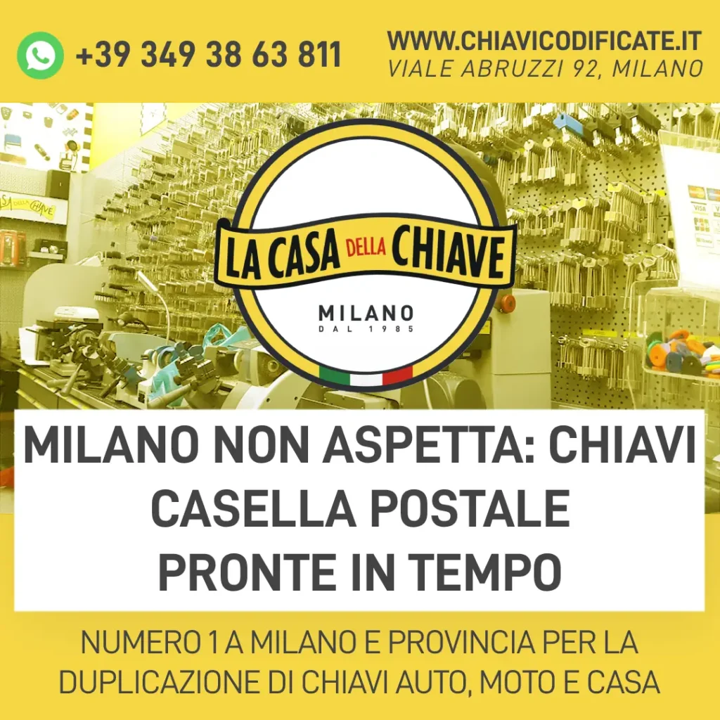 Milano Non Aspetta: Chiavi Casella Postale Pronte in Tempo