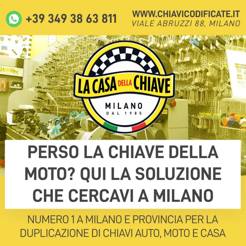 Perso la Chiave della Moto? Qui la soluzione che cercavi a Milano