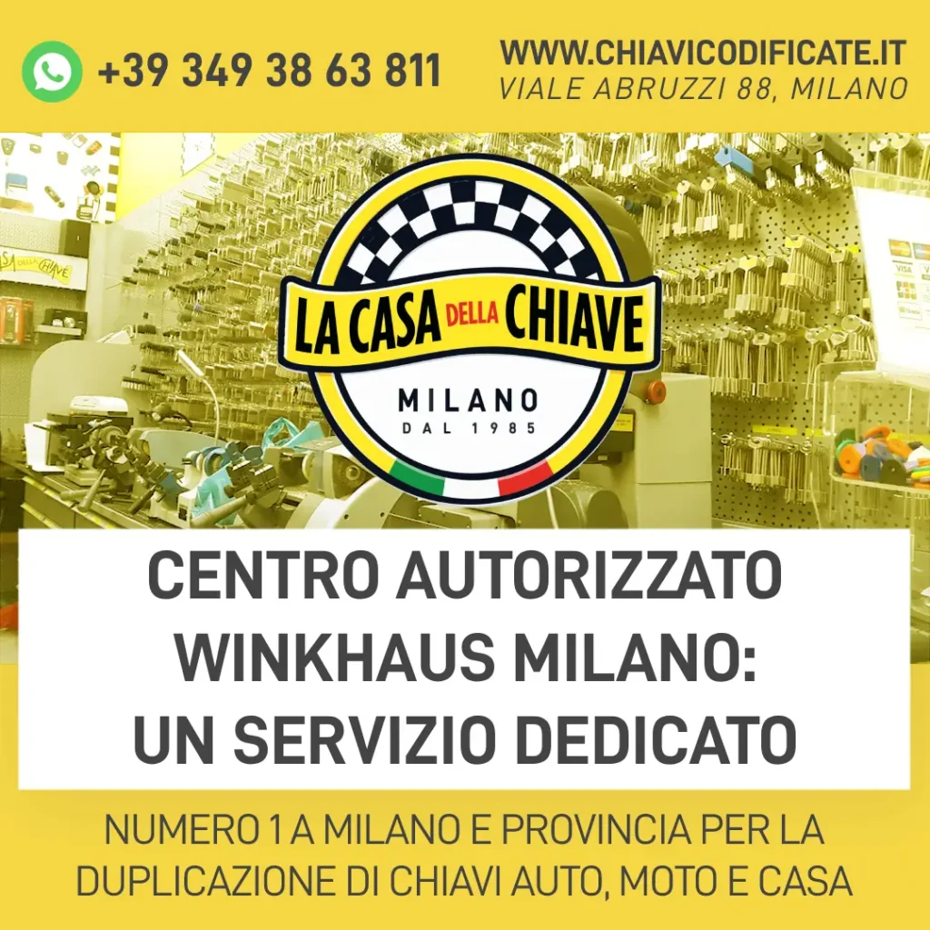 Centro autorizzato Winkhaus Milano: un servizio dedicato