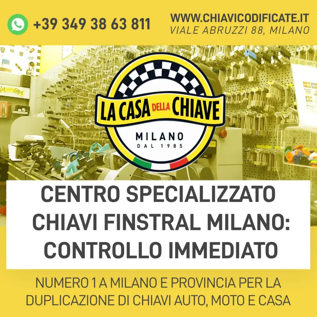Centro Specializzato Chiavi Finstral Milano: Controllo Immediato