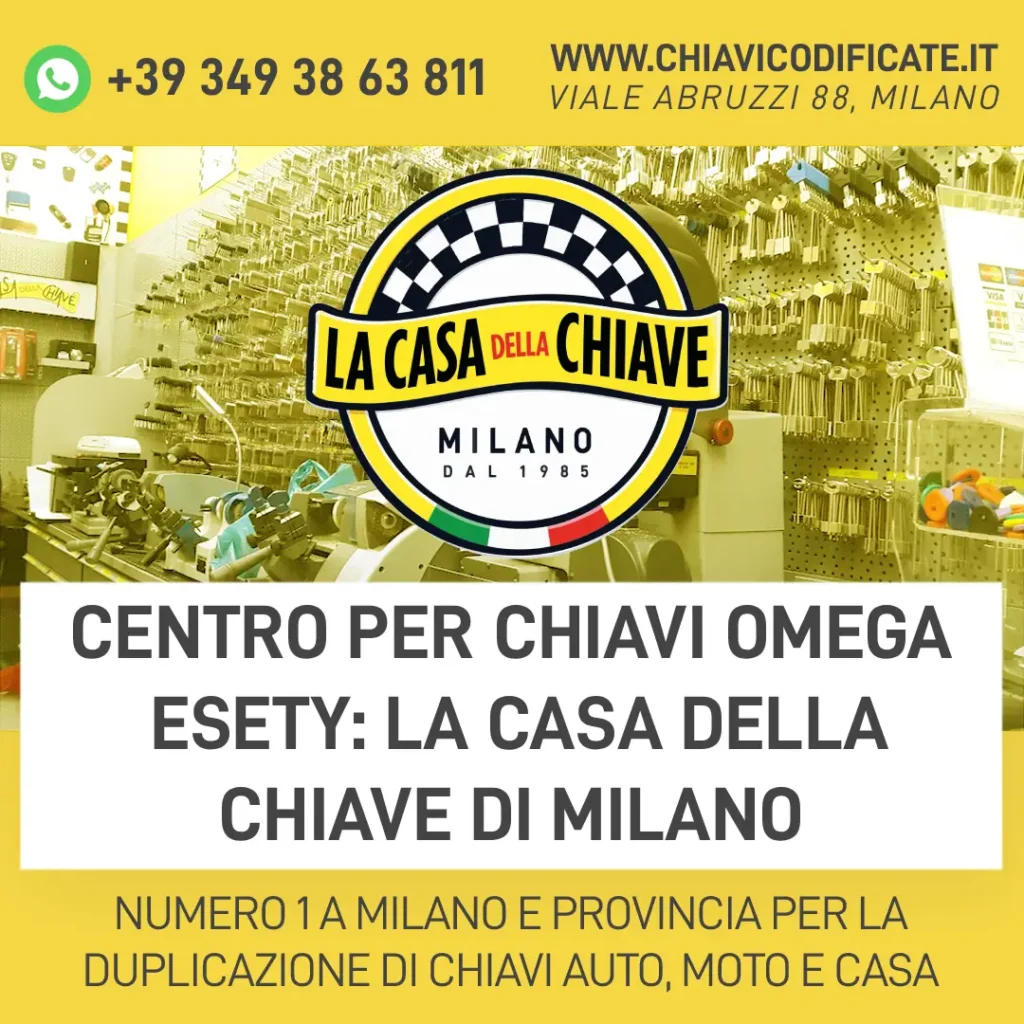 Centro per Chiavi Omega ESETY: La Casa della Chiave di Milano