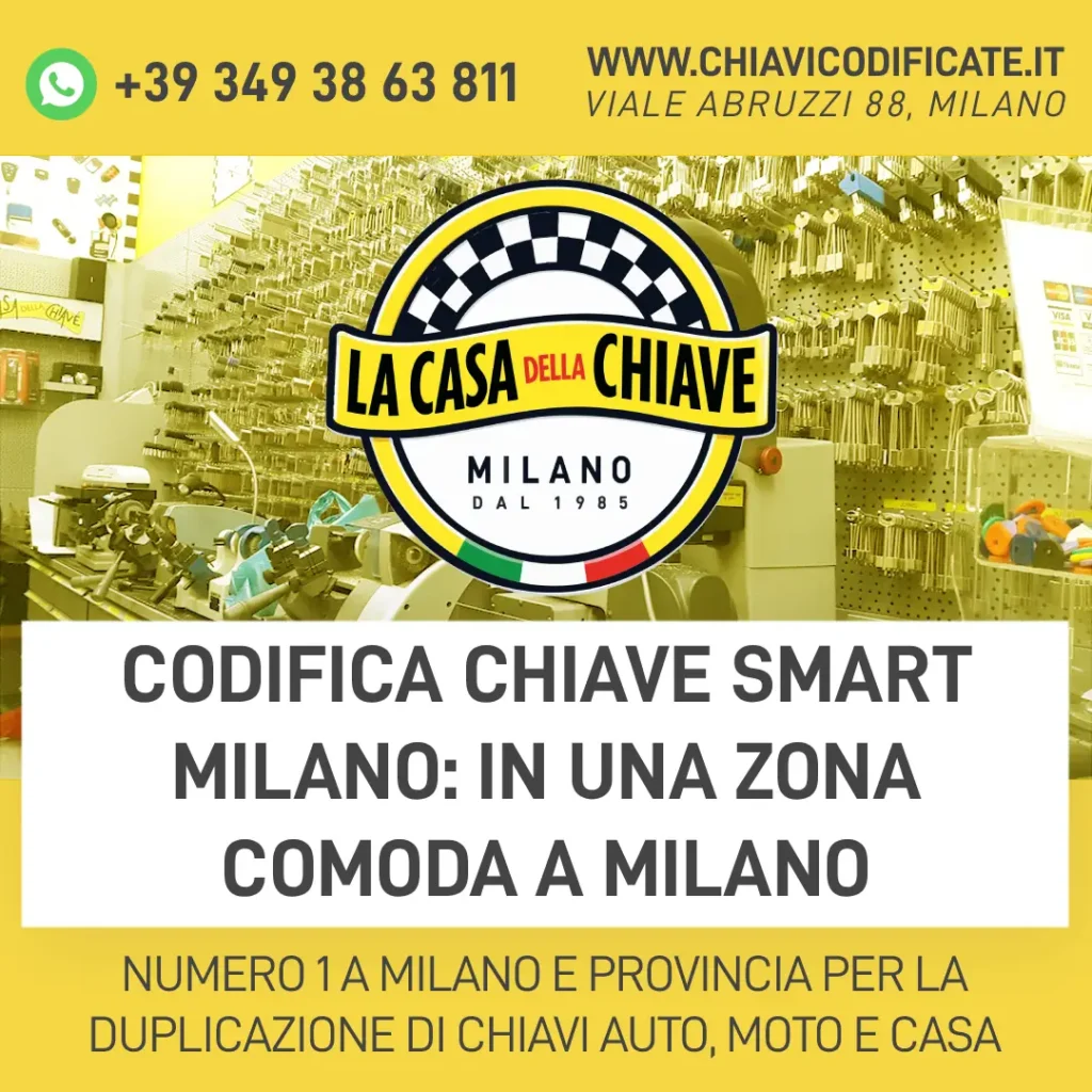 Codifica chiave Smart Milano: in una zona comoda a Milano