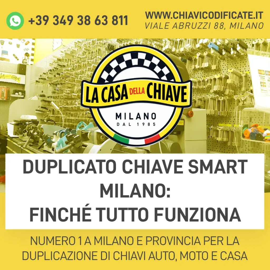 Duplicato chiave Smart Milano: finché tutto funziona
