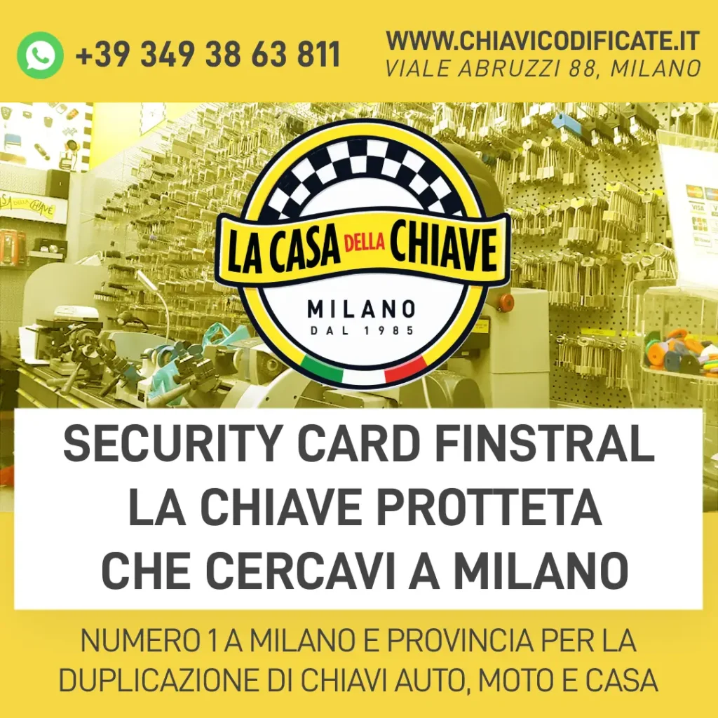 Security Card Finstral la Chiave Protteta che Cercavi a Milano
